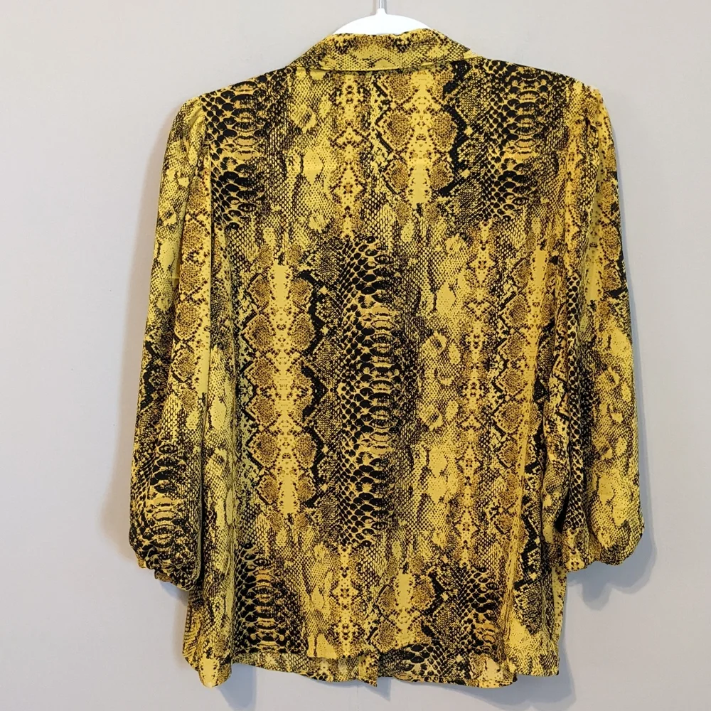 Nanette Lepore Animal Print Blouse - Picture 3 of 5